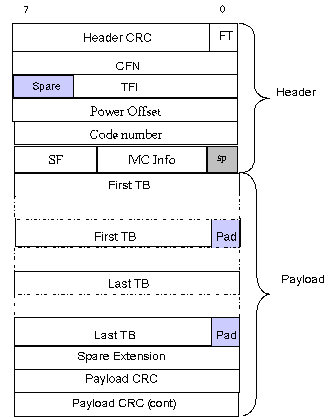 DSCH frame structure